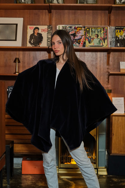 STATEMENT Navy Cape