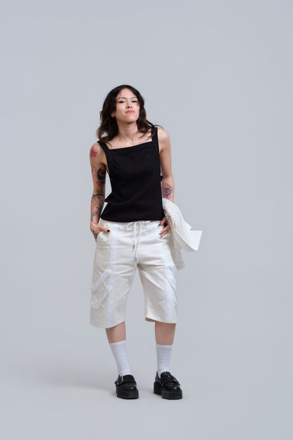 Camiseta de tirantes SQUARE Negra