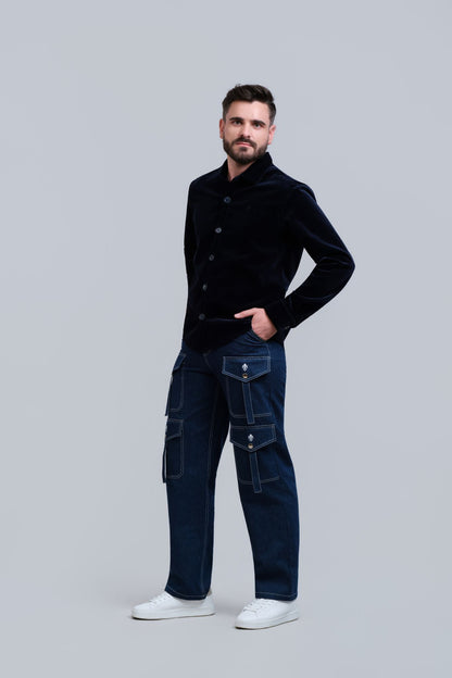 LANGFORD Navy Shirt