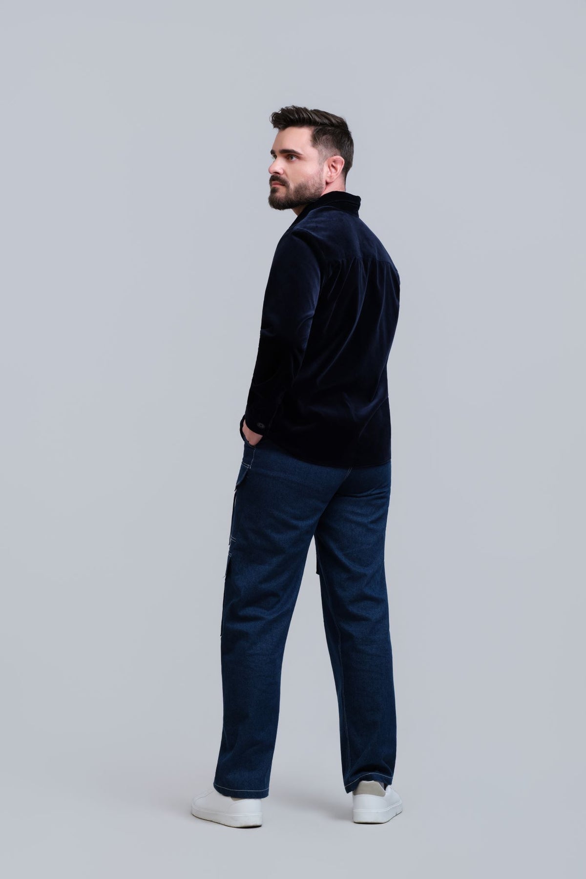 LANGFORD Navy Shirt
