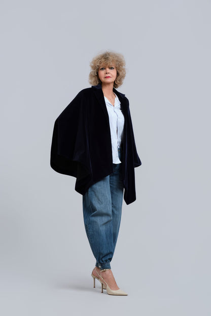 STATEMENT Navy Cape